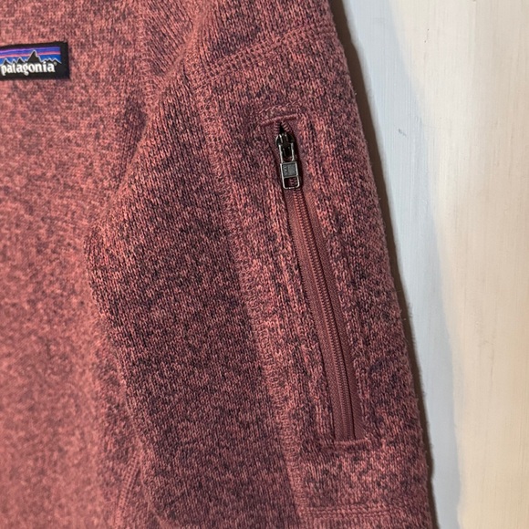 Patagonia Burgundy Women's Better Sweater 1/4-Zip Fleece size .xs - Picture 4 of 6